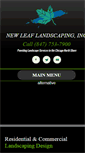 Mobile Screenshot of newleaflandscapinginc.com